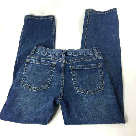 Old‎ Navy Boys Jeans Size 12 Adjustable Waist Medium Wash Straight Leg - Picture 5 of 8